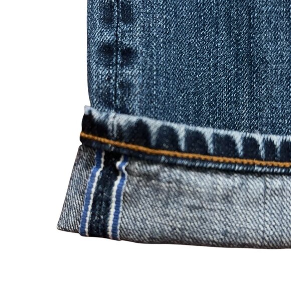 3x1 NYC Selvedge Denim Jeans Mens Size 36 Button Fly 5-Pockets Indy 3D Blue - Picture 5 of 8